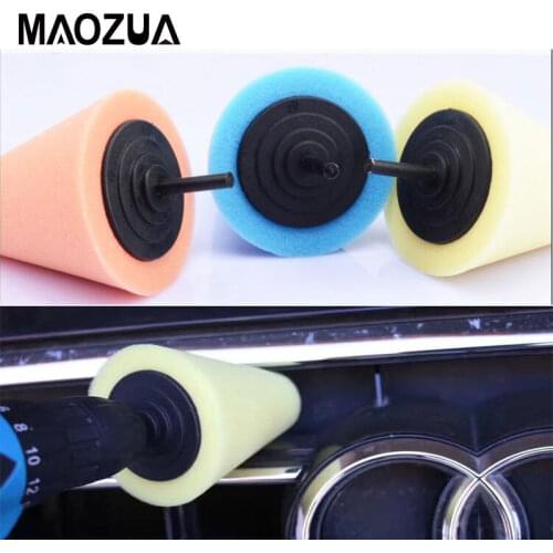 Auto Wheel Polishing Sponge Used for Electric Drill Burnishing Ball Polishing Cone Car Hub Buffing Sponge