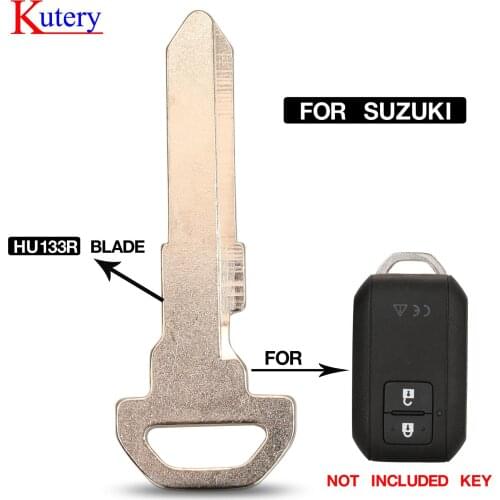 Kutery 10PCS/LOT For Suzuki Swift 2017 Remote Smart Card Car Key Blade Emergency Insert With Uncut Blanks HU133R Key Blade