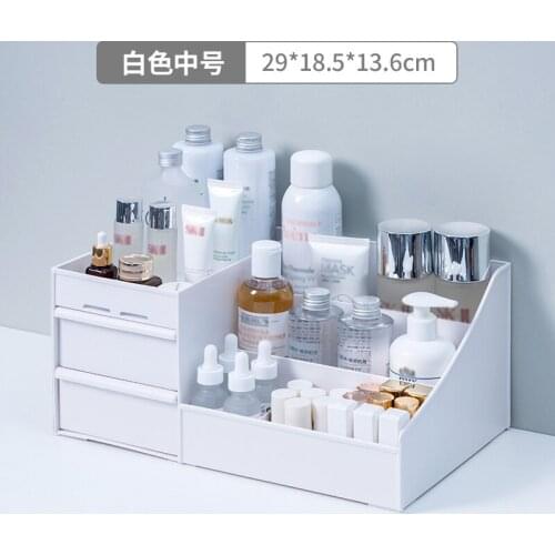 Large Capacity Cosmetic Storage Box Makeup Drawer Organizer Jewelry Nail Polish Makeup Container Desktop Sundries Storage Box