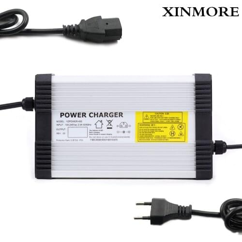 XINMORE 33.6V 12A 11A 10A Lithium Battery Charger for 29.6V 30V Li-ion Polymer Scooter E-bike Ebike With CE ROHS