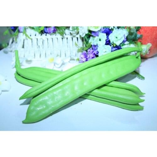 Snow peas model put sword Simulation Vegetables Pu Sword Bean Beans Hotel Decoration Snow Peas Model Put Fake Fruits Pretend