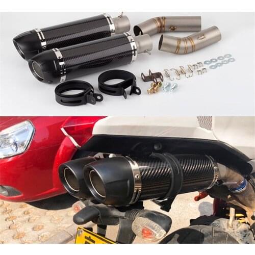 Motorcycle modified exhaust pipe muffler exhaust 848 evo 1198 1098 848 middle section