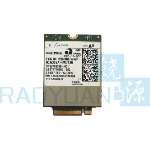 MU736 hs3110 HSPA+ Mobile broadband WWAN Module For hp EliteBook 810 820 ProBook 430 Series,SPS 793516-001 746700-002