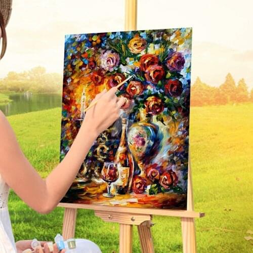 Oil Painting Style Shabbat DIY Painting By Numbers Package Oil Paints 40*50 Canvas Pictures Home Decoration Crafts Drawing