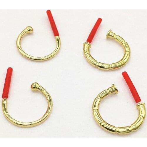 New arrival!100pcs Zinc Alloy C-shape Ear Stud for Handmade Earring Making DIY Parts,Jewelry Findings & Components