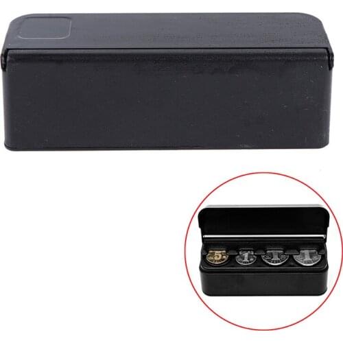 New Plastic Car Euro Coin Case Money Container Organizer Stowing Tidying Auto Coin Holder Interior Accessories Storage Box