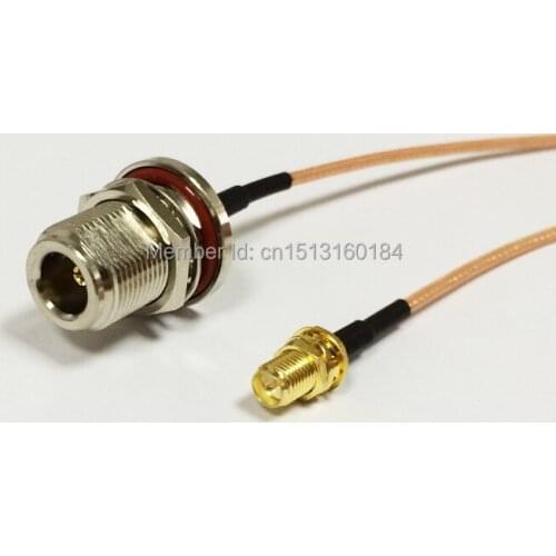 New Modem Conversion Cable RP-SMA Female Jack To N Female Jack Connector RG316 Cable 15CM 6inch Adapter RF Pigtail