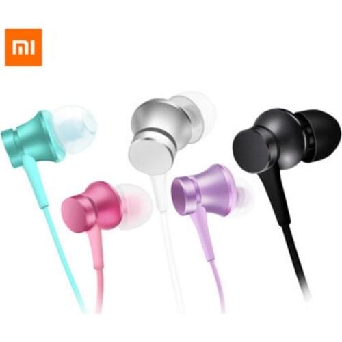 Original Xiaomi Mi Piston Earphone In Ear Xiaomi Fresh Basic Version Earphone Earbuds With Mic For Xiaomi Redmi Note 7 Pro