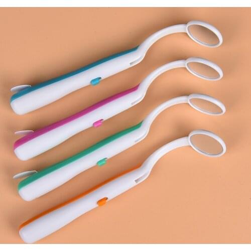 YOVIP Handle Dental Mirror Inspect Instrument Auto Dentist Oral Super Bright LED Anti-fog Mouth Mirror Illuminated Tooth Care