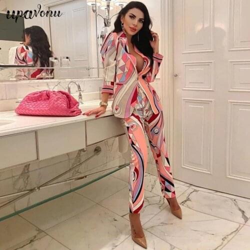 Женские элегантные брючные костюмы UpAvonu China At AliExpress