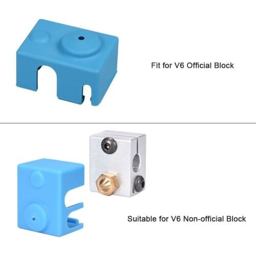 V6 Silicone sock Support V6 Original J-head 1.75/3.0mm Bowden& direct Extruder RepRap For 3D printer
