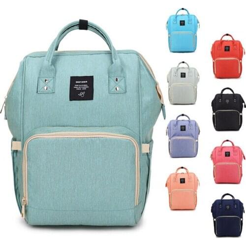 High quality Fashion Mummy Maternity Nappy Bag Brand Large Capacity Baby Bag Travel Backpack Desinger Nursing Bag for Baby Care
