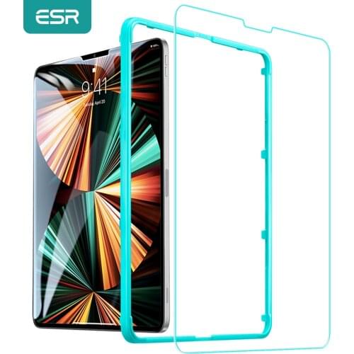 ESR Tempered Glass for iPad Pro 11 12.9 2021/2020/2018 HD Ultra Clear Glass Anti Blue-Light Screen Protector for iPad Pro 2021