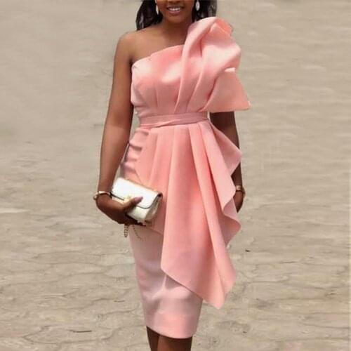 Women Tube Top Dress Bodycon Off Shoulder Backless Evening Party Sexy Dinner Clubwear Lady Slim Tunic Elegant Tight Summer Robes