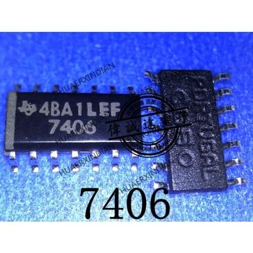 1Pieces new Original SN7406DR type 7406 SOP14 In stock real picture