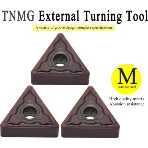 10 PCS TNMG160408 MM MP1125 High Quality External Turning Tool TNMG 160408 Cnc Lathe Tools Carbide Insert For Stainless Steel