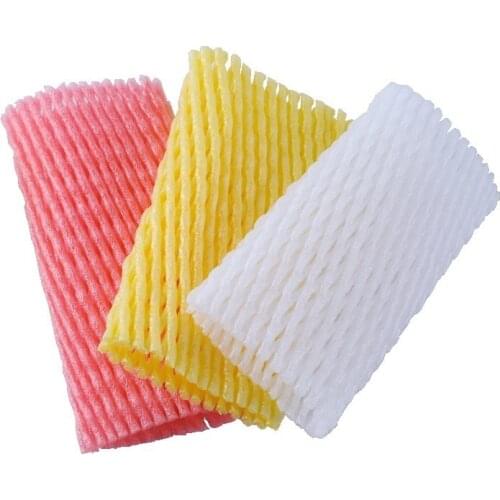 200pcs Net Set Mesh Bagshockproof Net Cover Pearl Cotton Foam Fruit Net Set Apple Watermelon Strawberry Egg Shockproof Packaging