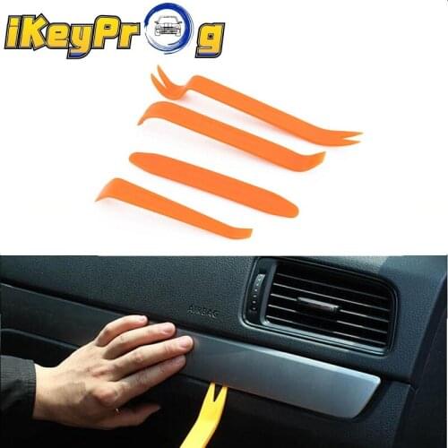 4Pcs Automobile Audio Door Trim Dash Clip Panel Auto Radio Removal Pry Tool Set Car Panel Removal Tools