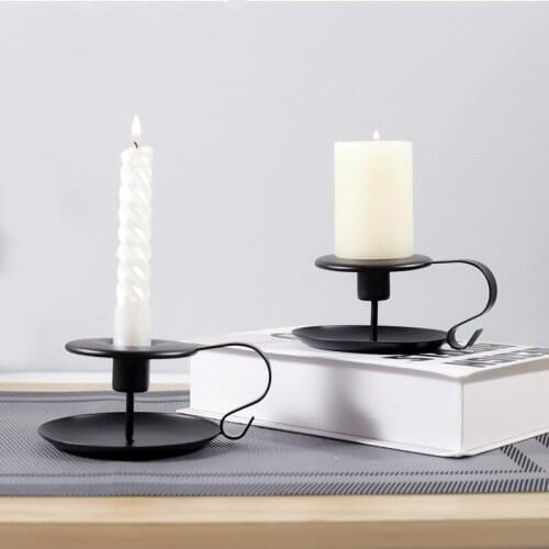 ANDAZIYAN Decorative Wrought Iron Candlesticks