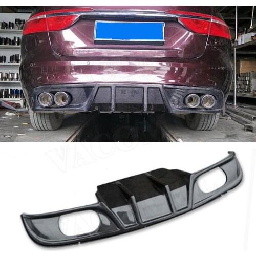 Carbon Fiber Rear Diffuser For Jaguar XE 2015 2016 2017 2018 FRP Car Rear Lip Bumper
