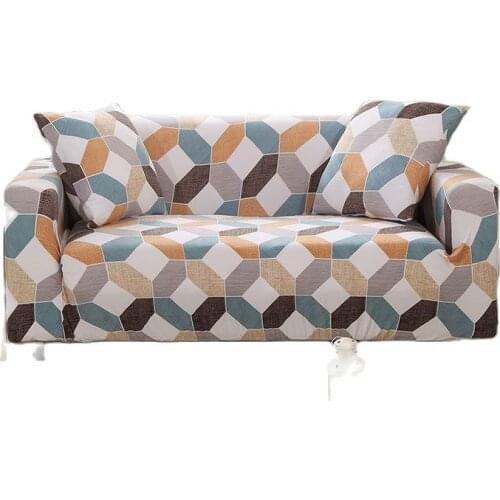Slipcover Sofa Cover 19 Colors Polyester Elastic Couch Cover 1/2/3/4-Seater Modern Sectional Sofa Cover For Living Room