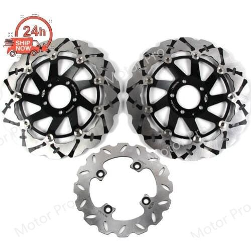 For Kawasaki Ninja ZX-9R 2000 2001 Front Rear Brake Disc Disk Rotor Kit Motorcycle Accessories ZX9R ZX 9R 00 01 CNC Aluminum