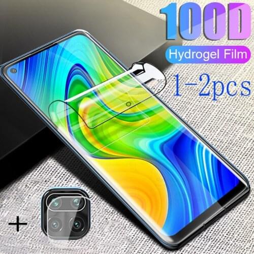 Hydrogel film for xiaomi redmi note 9 camera screen protector on xiomi redmi readmi note9 not9 not 9 s protective film 1-2pcs