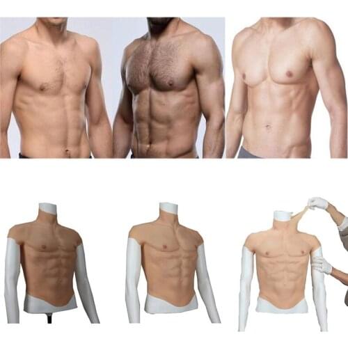 Adult Products Male Muscle Mens Chest Crossdressing Strong Man Realistic Silicone Artificial Simulation Pectoralis Major Sexy