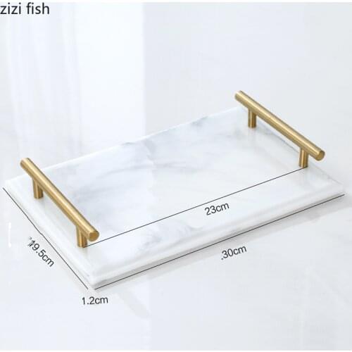 Imitation Marble Ceramic Bathroom Accessories Storage Bathroom Soap Dispenser Bathroom Decoration Accessory