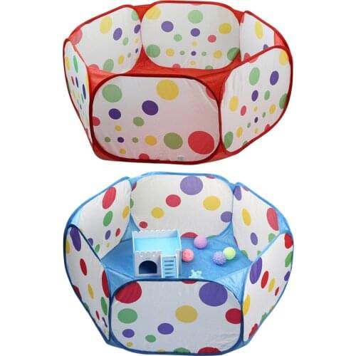 Dog Pet Fence Animal Cage Playpen for Hamster Guinea Pig Portable Folding Safe Guard Indoor Outdoor Dogs Game Playground