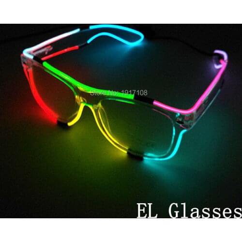 2021Cool Halloween Style Skull Mask EL wire Masks glowing neon Festival LED Mask DJ dance Carnival Ghost Masks For Party Decor