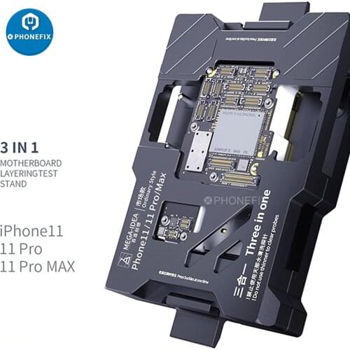 QIANLI MEGA-IDEA Motherboard Fixture iSocket Jig for iPhone 11-11ProMax Logic Board Fast Testing Fixture for Mainboard Repair