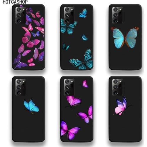 Cute Gutterfly Phone Case For Samsung Galaxy Note20 ultra 7 8 9 10 Plus lite M51 M21 M31 J8 2018 Prime