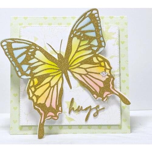 Mmao Crafts Metal Steel Cutting Dies New Butterfly decoration Stencil For DIY Scrapbooking Paper/photo Cards Embossing Dies