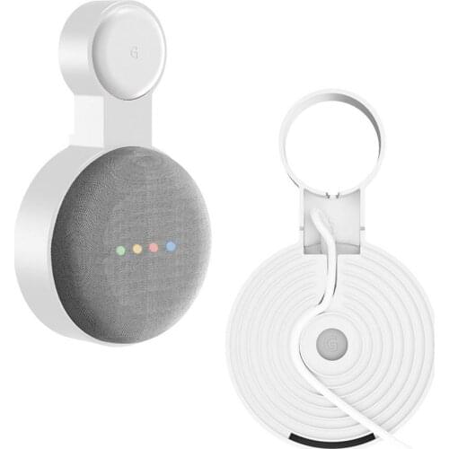New Wall Mount For Google Home Mini Nest Mini Holder Voice Assistant Smart Home Bracket Kitchen Bedroom Bathroom Audio Stand