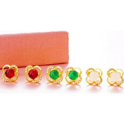 PER JEWELRY NATURAL REAL BLUE MOONSTONE FLOWER DROP EARRING 0.9CT*CT*2PCS GEMSTONE 925 STERLING SILVER FINE JEWELRY Q2042927