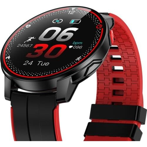 Passometer IP68 Waterproof R18 Sport Smart Watch Men Women Fitness Tracker with 9 Modes Heart Rate Sleep Tracking