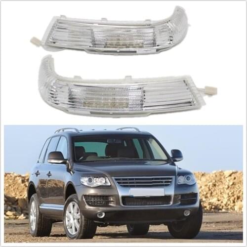 LED Mirror Light For VW Touareg 2002 2003 2004 2005 2006 Car-Stying Rear Mirror LED Turn Signal Indicator Light Lamp