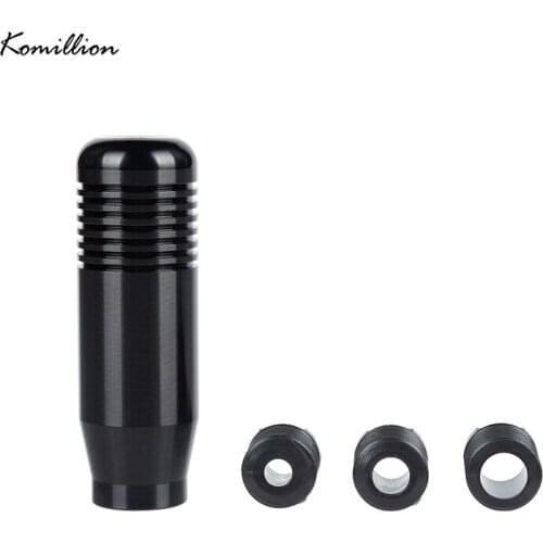 Universal Black Car Gear Stick Shift Knob Shifter Lever Aluminum Cover Accessories for BMW/Audi/KIA/Peugeot Auto Interior Parts