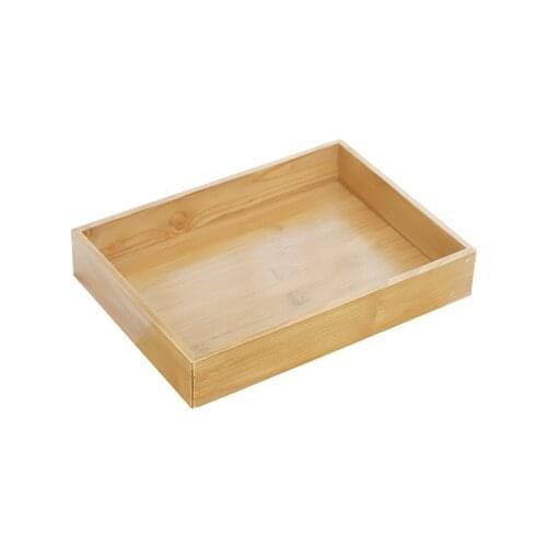 High Quality Wooden and Bamboo Storage Tray Household/ Hotel/ Restaurant Dish Tray Fruits Tray