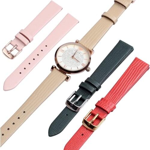 High Quality Calf Leather Watch Strap compatible with Arman AR1926 AR1681 AR1956 Fiyta Watchbands mens wrist watch bands 14MM