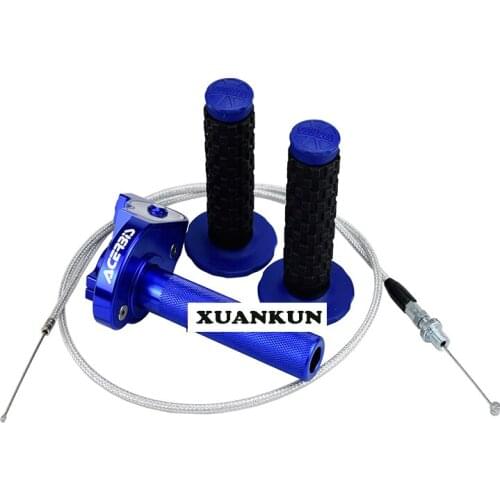 XUANKUN CQR T8 Off-Road Motorcycle Refueling Turn CNC Big Torsion Oil Visual Turn With Throttle Wire Sets