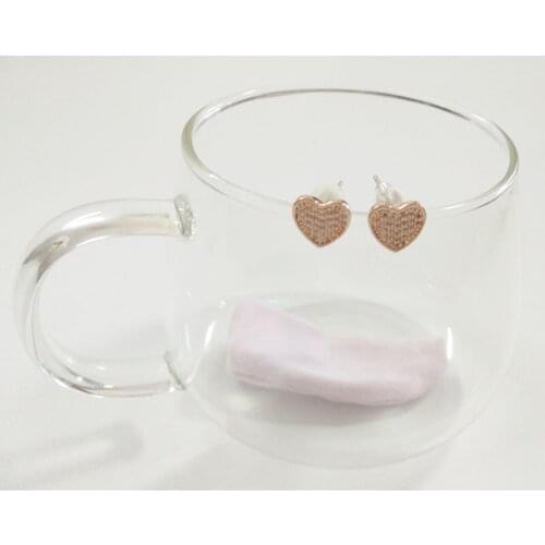 Heart Stud Earrings Female New Fashion Accessories 925 Sterling Silver Earrings For Women From BESTE FOOK JEWELRY