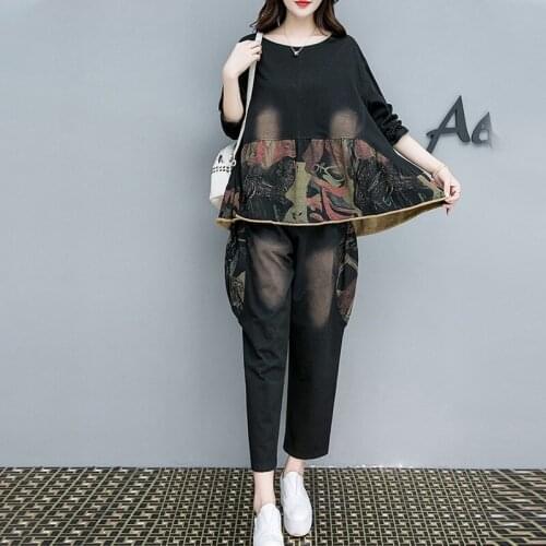 2 Piece Sets Womens Outfits 2021 Women Fashion Matching Sets For Women Tops And Harme Pants Plus Size 2 Piece Set Women AA5665