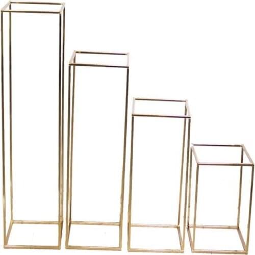 15pcs)Wedding Gold Metal Flower Stand Table Centerpieces for Wedding Decoration Home Decor qq416