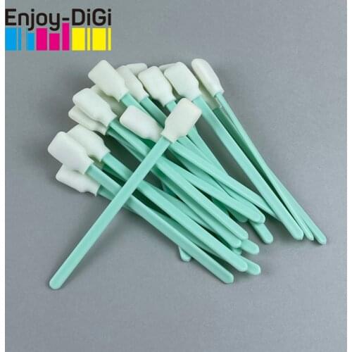 13CM long 50pc per bag print head cleaning swab printhead sponge stick for Epson DX4 DX5 DX7 XP600 TX800