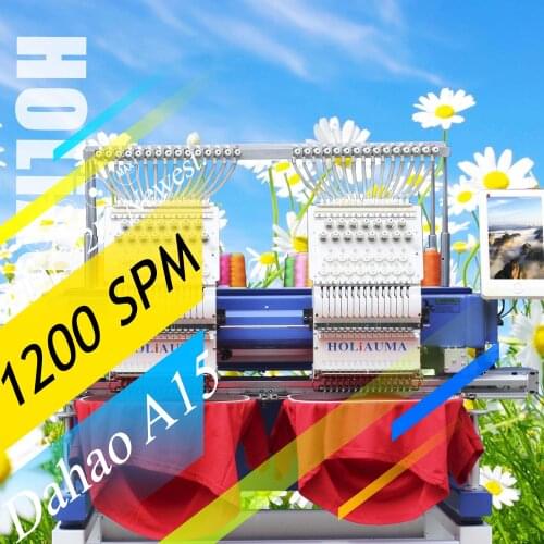 3 Years Quality Warranty!!!Used T Ajima/Swf Japan Quality 2 Head 15 Needles Computer Embroidery Machine Prices High Speed