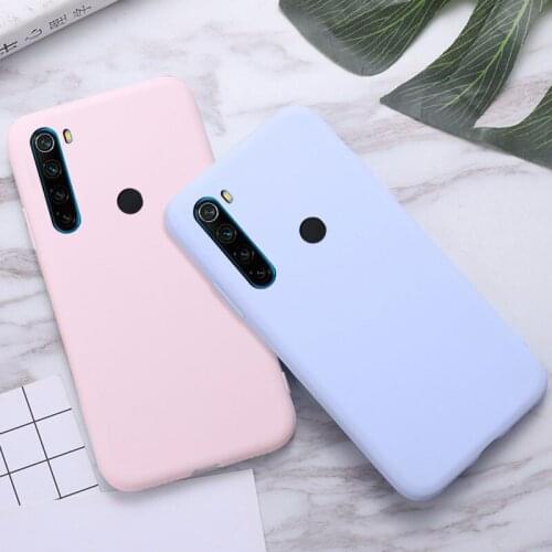Candy Color For Redmi Note 8T Case Shockproof Soft Silicone TPU Cover For Xiaomi redmi Note 8T Case Redmi Note 8 T Note8 Fundas