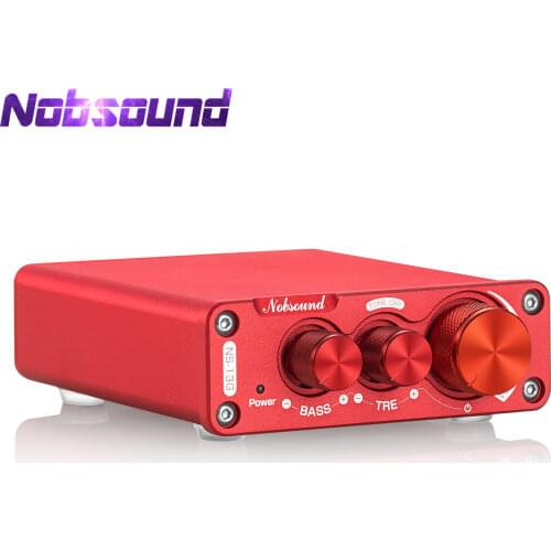 Nobsound Mini TPA3116 Digital Power Amplifier Class D Stereo Desktop Audio Amp 100W+100W for Home Stereo Speaker