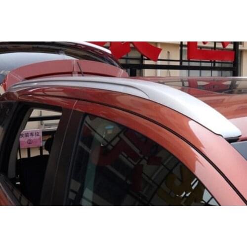 Decorative silver roof rack of luggage rack lever for Mitsubishi outlander. 2013-2016